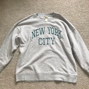 Oversized New York sweatshirt